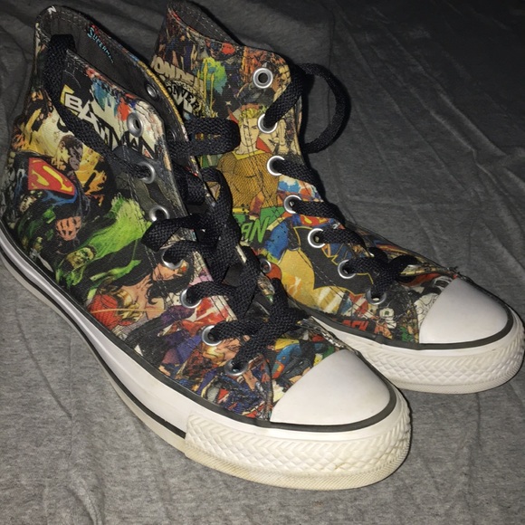 justice league converse shoes